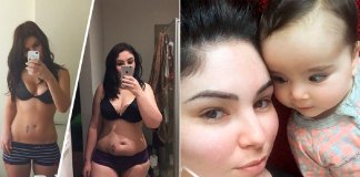 Mãe mostra seu corpo antes e depois da gravidez para fazer depoimento poderoso sobre beleza e autoestima