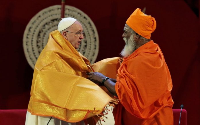 Sri Lanka Pope Asia