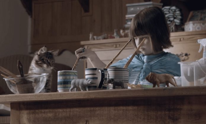 Vídeo retrata menina autista e seu gato de terapia, e desafia pessoas a contar suas histórias com gatos