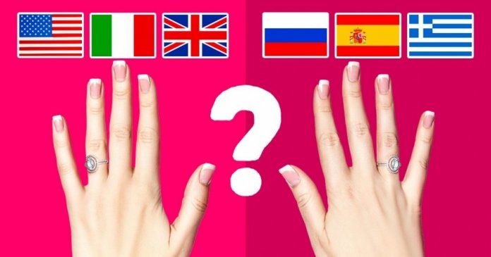 Por que uns países usam aliança na mão esquerda e, outros, na direita?