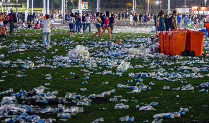 Rock in Rio: Querem salvar a Amazônia, mas não juntam o próprio lixo