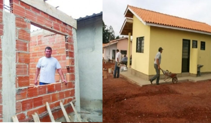 Igreja usa o dízimo para construir casas para quem não tem onde morar