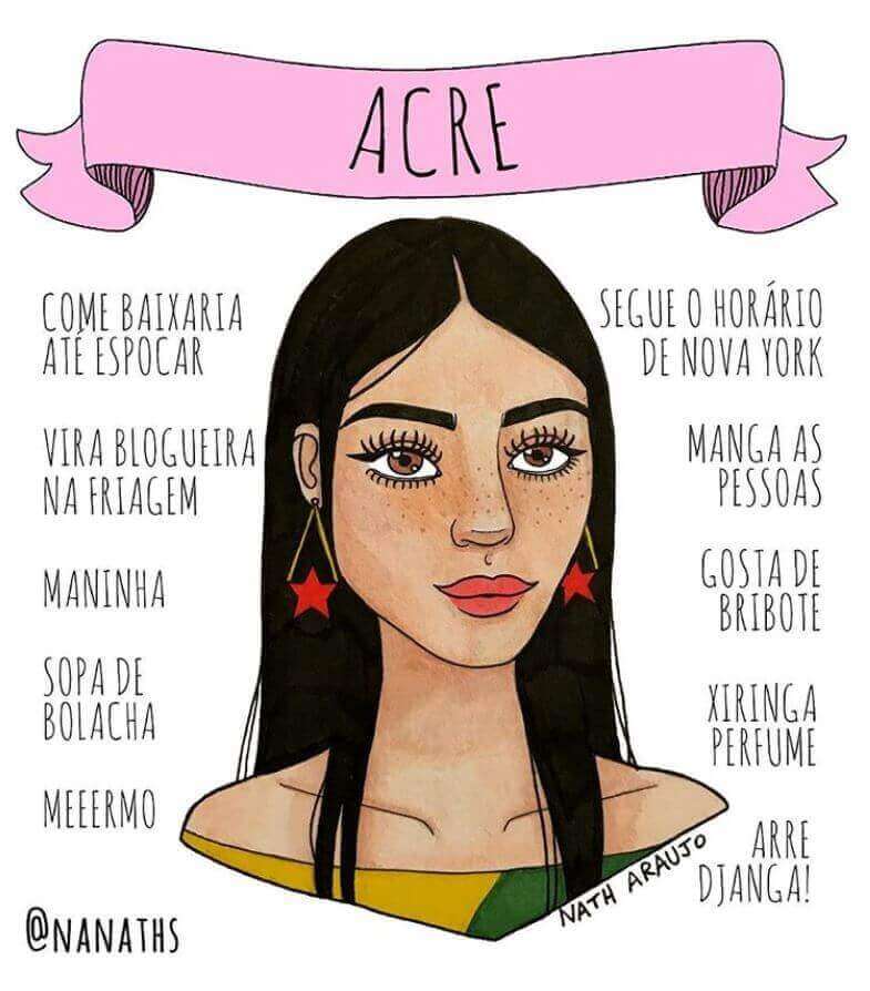 bemmaismulher.com - Ilustradora faz desenhos sensacionais das mulheres de cada estado do Brasil