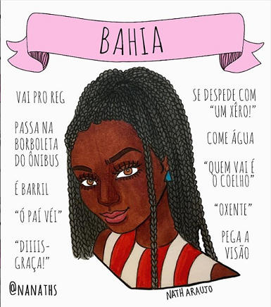 bemmaismulher.com - Ilustradora faz desenhos sensacionais das mulheres de cada estado do Brasil