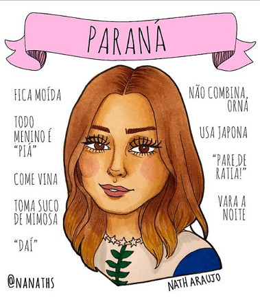 bemmaismulher.com - Ilustradora faz desenhos sensacionais das mulheres de cada estado do Brasil