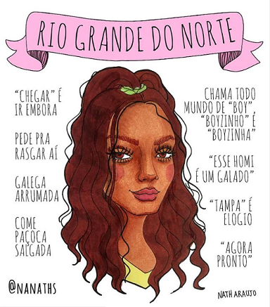 bemmaismulher.com - Ilustradora faz desenhos sensacionais das mulheres de cada estado do Brasil