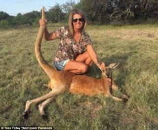 bemmaismulher.com - Após abater uma girafa negra muito rara, caçadora posta foto na internet e todos ficam indignados