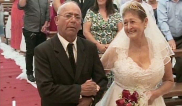 Cidade se mobiliza e ajuda casal de idosos a realizar o sonho de ser casar na igreja