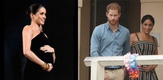 Duquesa Meghan Markle é criticada por tocar muito a barriga, mas especialistas afirmam que isso é benéfico para o bebê.