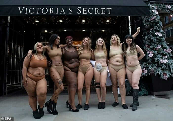 bemmaismulher.com - Mulheres reais tiram a roupa em protesto contra os padrões impossíveis da Victoria’s Secret