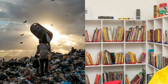 Biblioteca é inaugurada com 1,2 mil livros vindos de um lixão