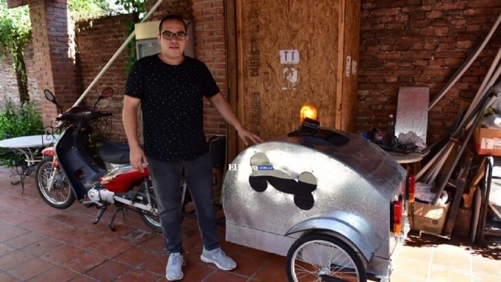 bemmaismulher.com - Homem cria a primeira motocicleta-ambulância para cães que vivem na rua