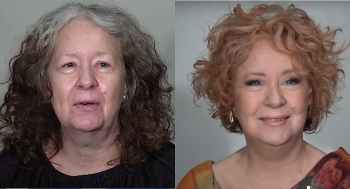 Com 60 anos ela decide mudar o seu look e se transforma em outra pessoa