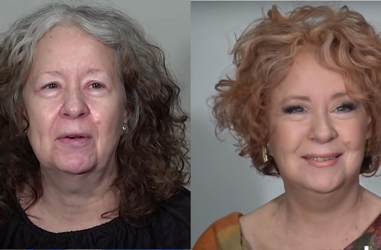 Com 60 anos ela decide mudar o seu look e se transforma em outra pessoa