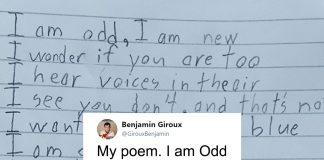 Menino autista escreve poema que deixa a professora em lágrimas