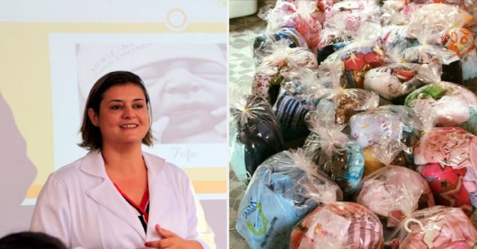 Ato de amor ao próximo – Médica doa mais de mil enxovais para gestantes carentes