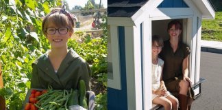 Menina de 9 anos cultiva uma horta em casa para alimentar moradores de rua