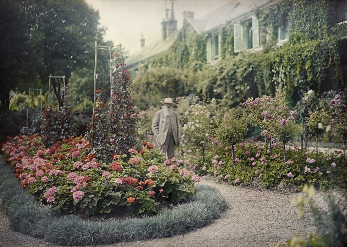 Em filme raríssimo Claude Monet aparece pintando as Ninfeias em Giverny