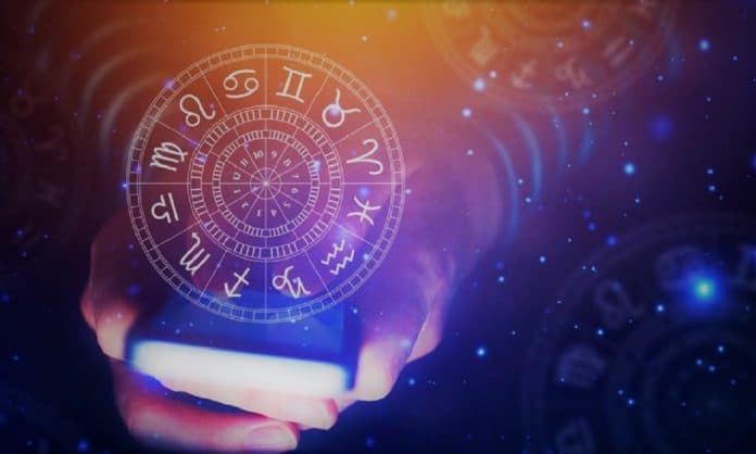 Astrology smartphone app concept