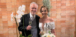 Casou-se aos 79 anos o jornalista Alexandre Garcia