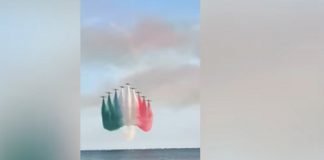 Itália alegra seus cidadãos com um lindo show aéreo – assista ao vídeo