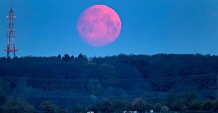 Uma super lua rosa ocorrerá “HOJE” não perca!