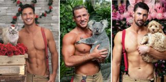 Bombeiros australianos lançaram o calendário de caridade 2022 com animais resgatados