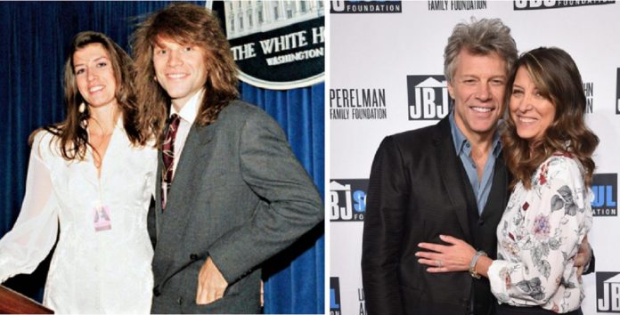 Jon Bon Jovi é casado com sua namorada do colégio há 40 anos. A vida de excessos não era para ele