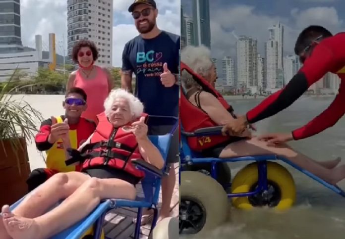 Praia acessível “Um ato de amor ao próximo”