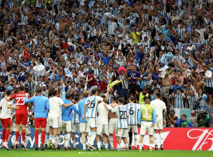 Argentina heroicamente traz a taça da copa para a América do Sul