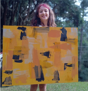 bemmaismulher.com - Brasileira de 9 anos &eacute; escolhida para expor seus quadros no Louvre, em Paris